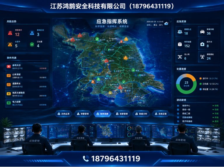 怒江消防通信指挥展示图